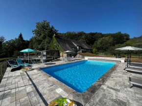 Belle maison de vacances avec piscine chauffée